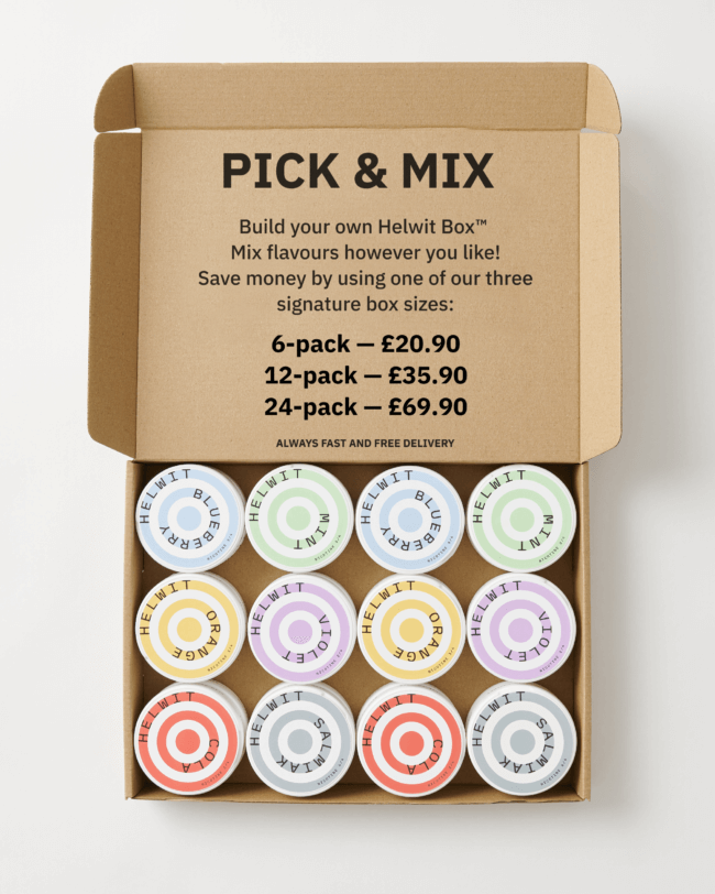 helwit pick & mix box 12 pack