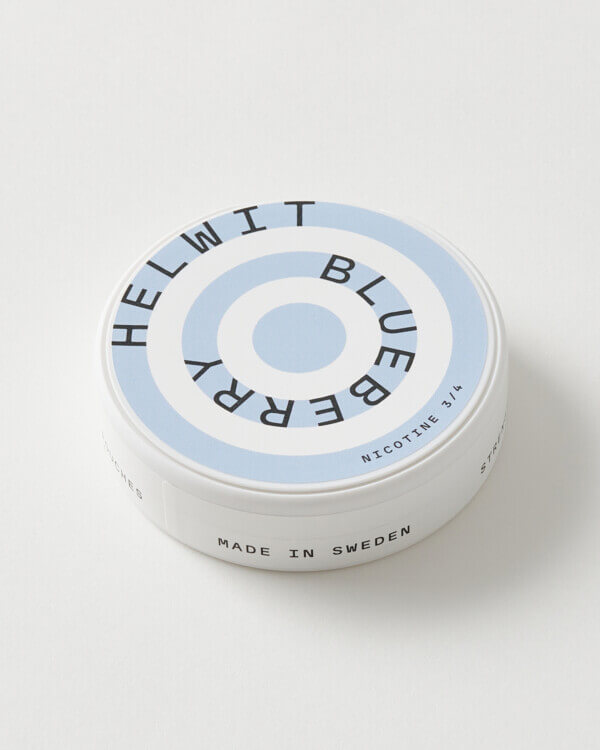 helwit blueberry nicotine pouch